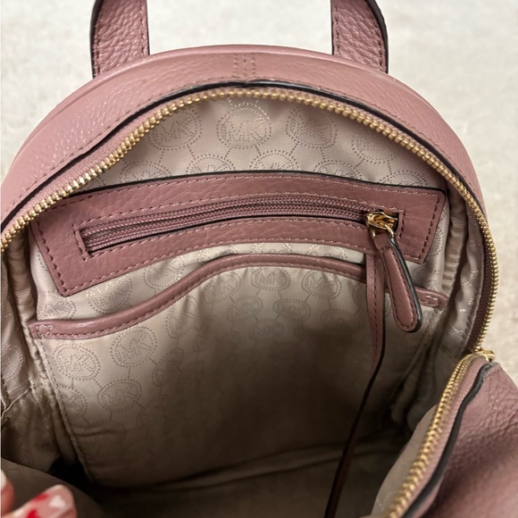 Michael Kors Pink Studded Backpack - Picture 7 of 8